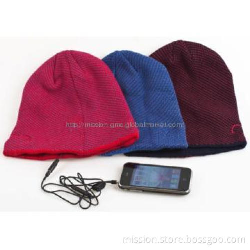 Music Earphone Hat for mp3,mp4,and mobile phone